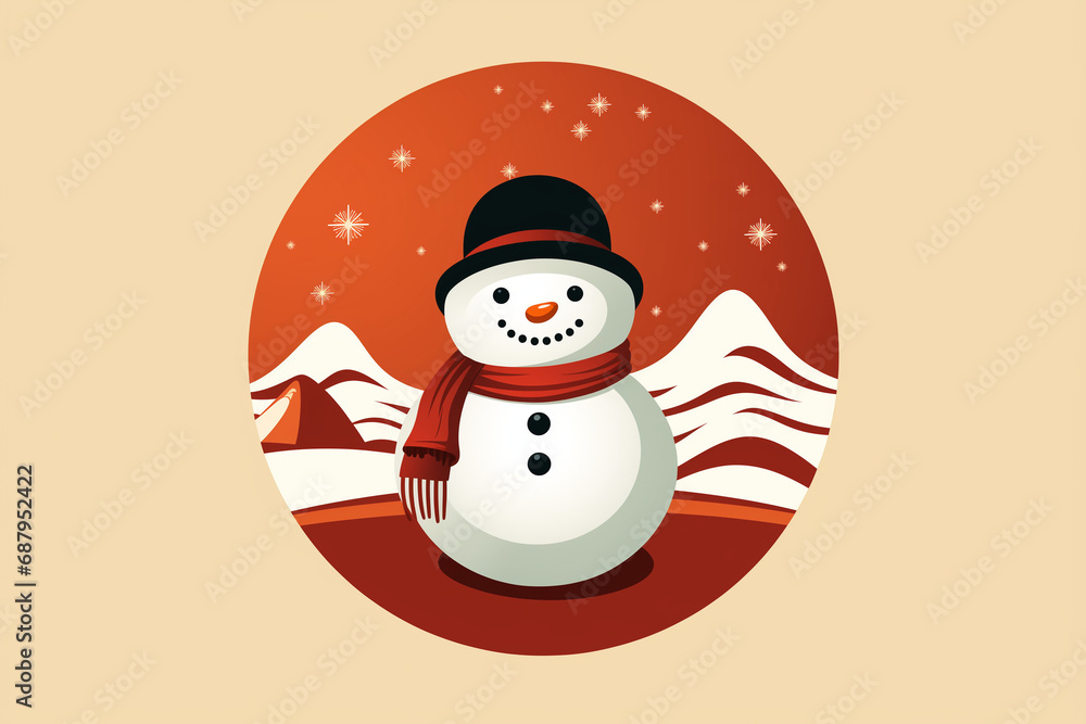 winter wallpaper snow background, snowman postcard new year christmas greeting holiday xmms, blank letterhead without words letters, empty gradient color