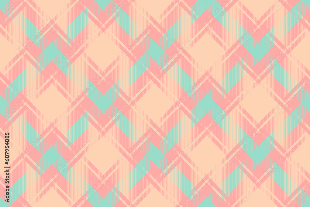 Fabric seamless plaid of vector tartan pattern with a check textile texture background. Fabric seamless plaid of vector tartan pattern with a check textile texture background.