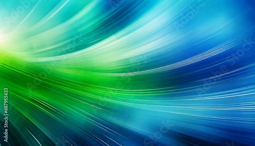 blue and green blurred motion abstract background