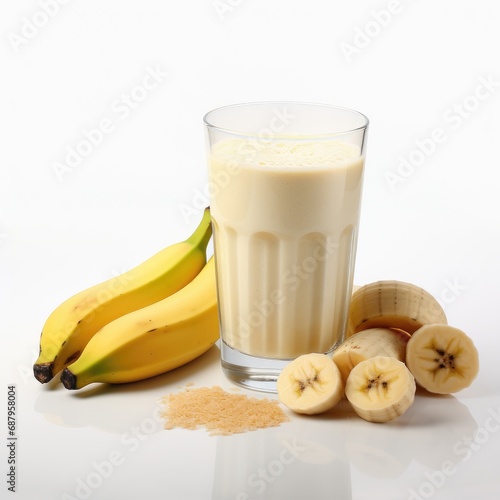 banana smoothie with bananas and banana