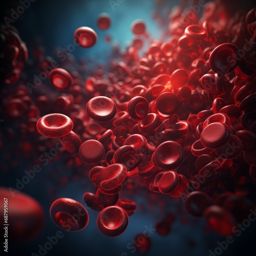 
Cells of blood undulate.