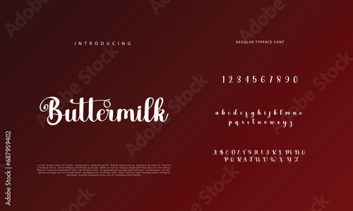 Signature font calligraphy logotype script brush font type font lettering handwritten