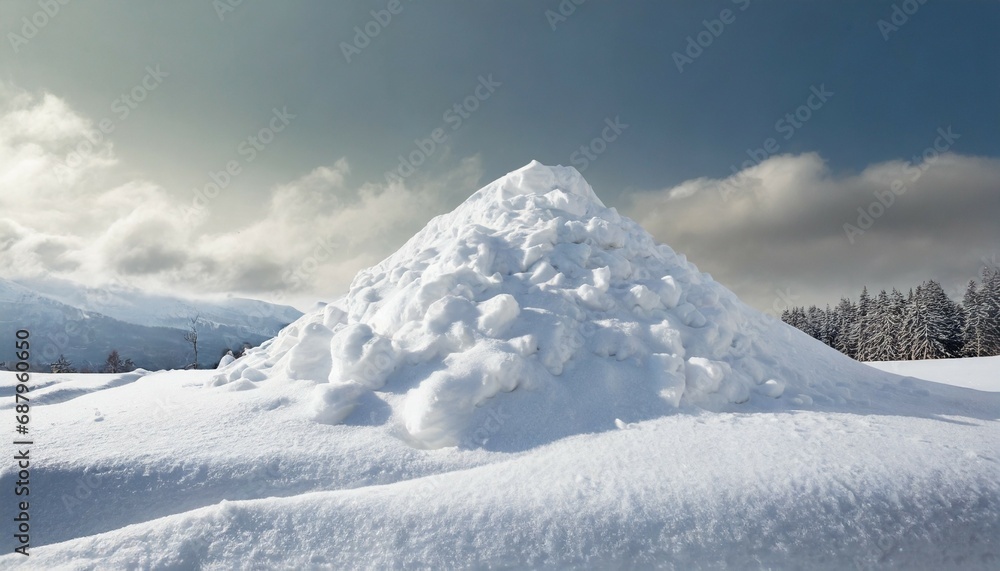 snowdrift on background snow drift snow pile hill heap stack white winter christmas celebration concept