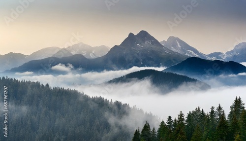 misty mountain landscape © Nichole