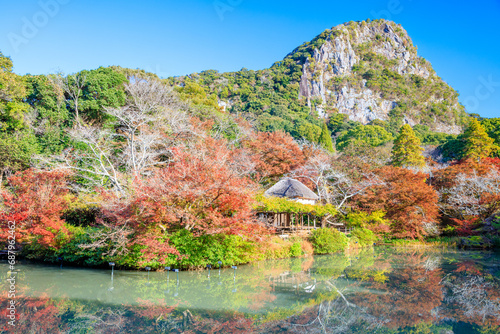 秋の御船山楽園　佐賀県武雄市　Mifuneyama Paradise in autumn. Saga Pref, Takeo City. photo