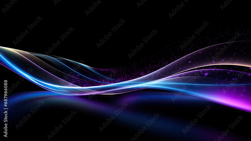 An abstract pattern formed by purple flowing curves. An abstract pattern formed by purple flowing curves.