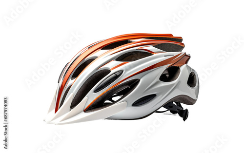 Protective Cycling Helmet On Transparent Background © Muhammad
