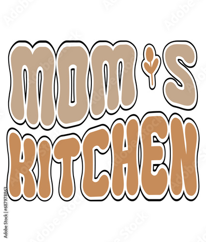 Retro Huge kitchen Craft Design. T-shirt Design. Illustration