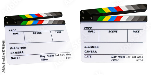 Wallpaper Mural Clapperboard, numerator, isolated on transparent or white background, png  Torontodigital.ca
