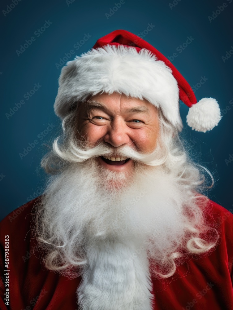 Studio portrait of Santa Claus Studio portrait of Santa Claus