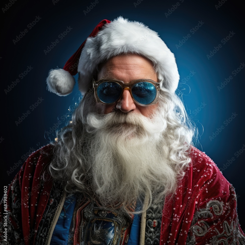 Studio portrait of Santa Claus Studio portrait of Santa Claus