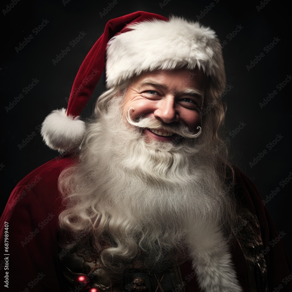 Studio portrait of Santa Claus Studio portrait of Santa Claus