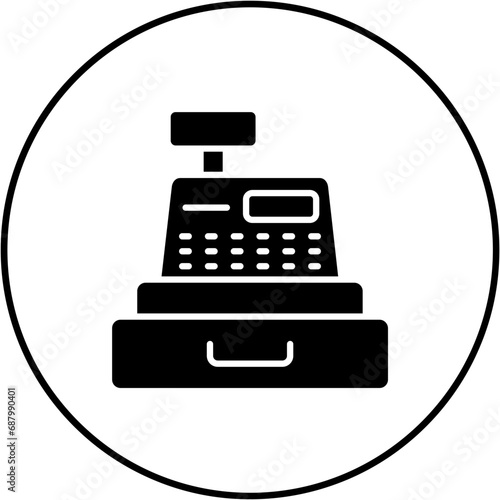 Cashier Machine Icon