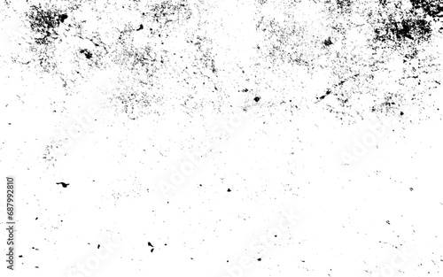 Dust and scratches add a vintage touch to your photo, while the black grunge abstract backdrop creates a dramatic effect. White dust and scratches on a dark background enhance the grunge.