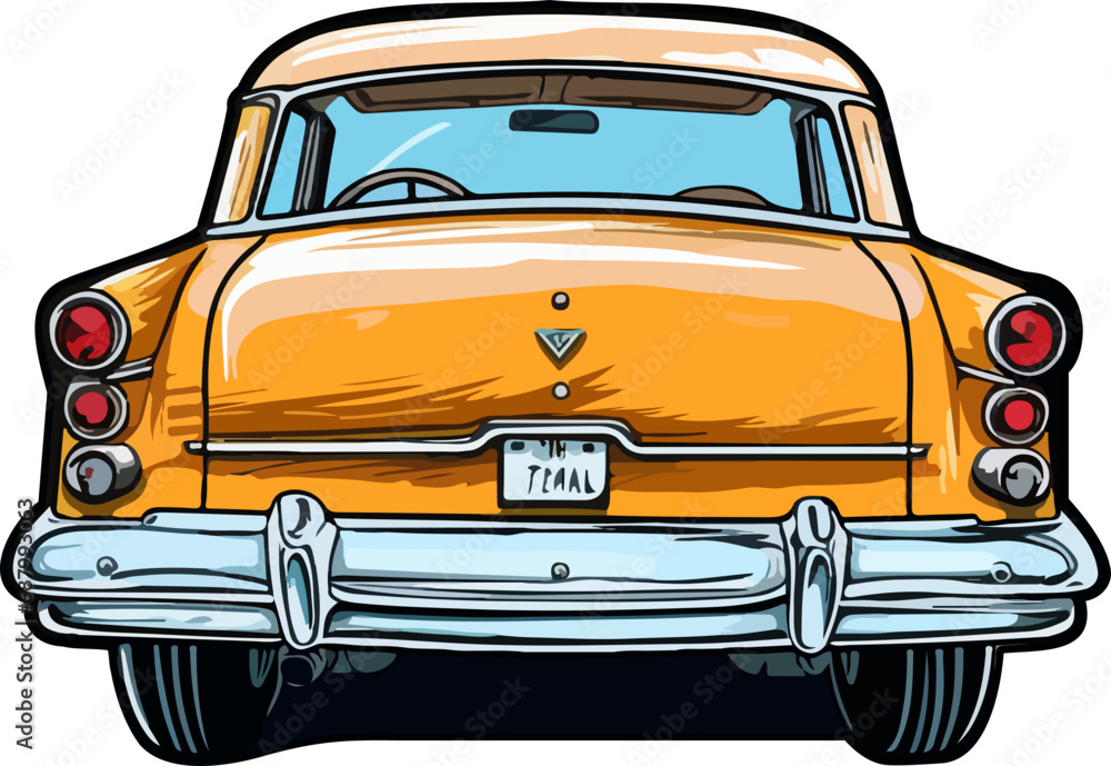 Traveling car clipart design illustration