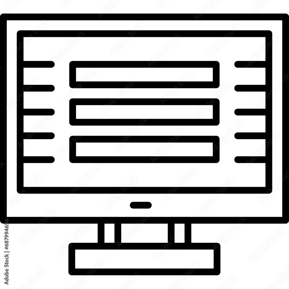 Obraz premium Computer Icon