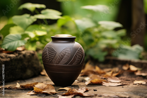 funeral urn photo