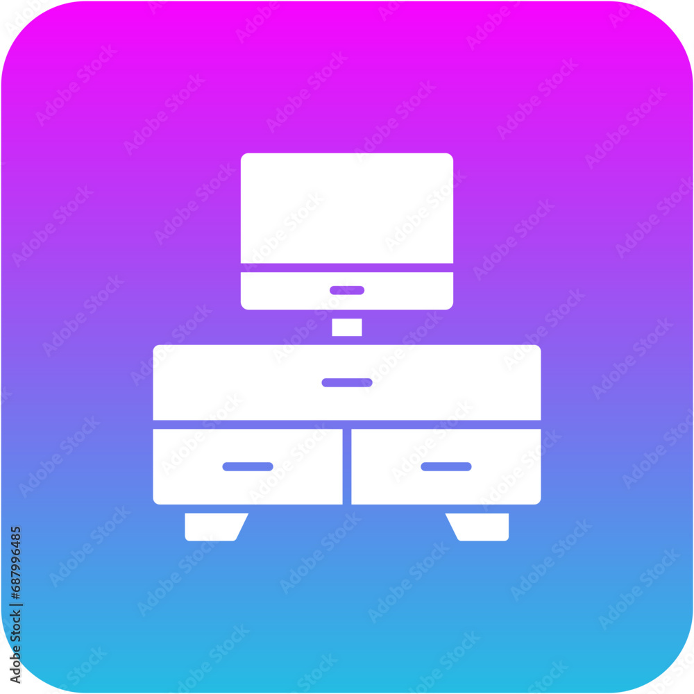 Tv Table Icon