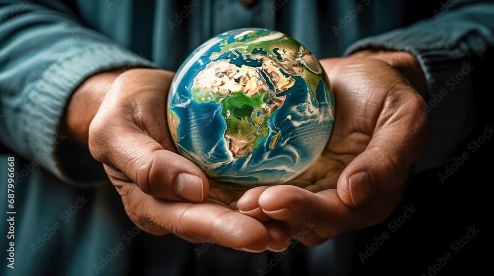 Earth in hands. green planet on hand. save the Earth. environment concept for world guardian organization. Ecology, environment protection, global warming, recycling, peace on the planet concept Earth in hands. green planet on hand. save the Earth. environment concept for world guardian organization. Ecology, environment protection, global warming, recycling, peace on the planet concept