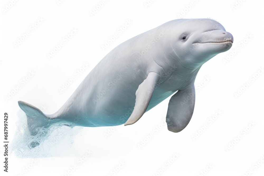 Naklejka premium Beluga Whale
