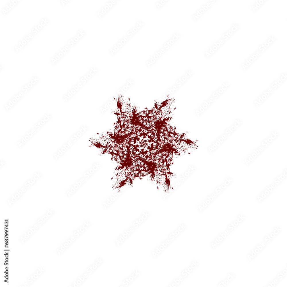 Naklejka premium Christmas snowflake of vampires christmas, santa, holiday, xmas, happy, snowflake, celebration, art, design, vampire, snow, new, decoration, winter, background, snowflake vampire, new year, year