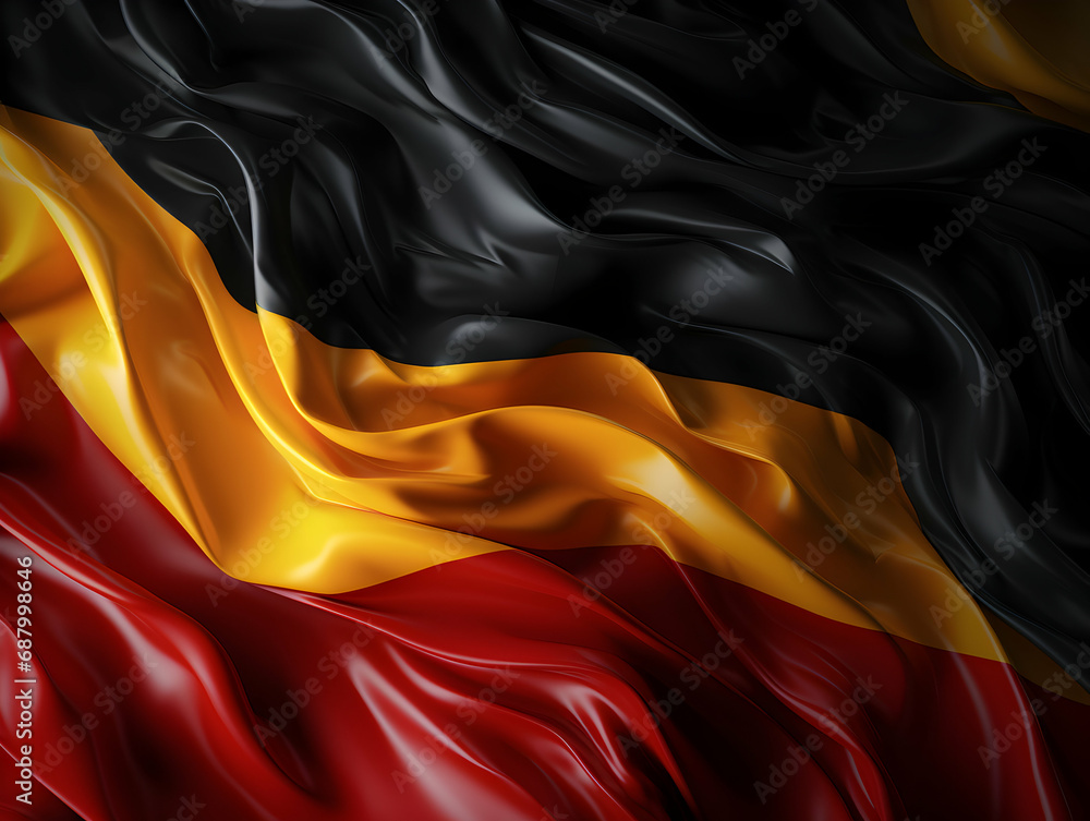 Germany national flag background, Germany flag weaving made by silk cloth fabric, Germany background, ai generated image Germany national flag background, Germany flag weaving made by silk cloth fabric, Germany background, ai generated image