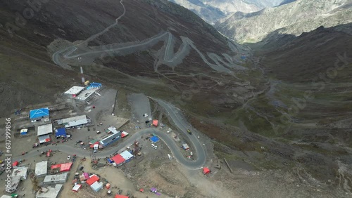 Babusar Pass at the northeast of the 150 km long Kaghan Valley at the edge of Lalusar - Dudipatser National Park in KPK connecting it via Thak Nala with Chilas in GB on the Karakoram Highway