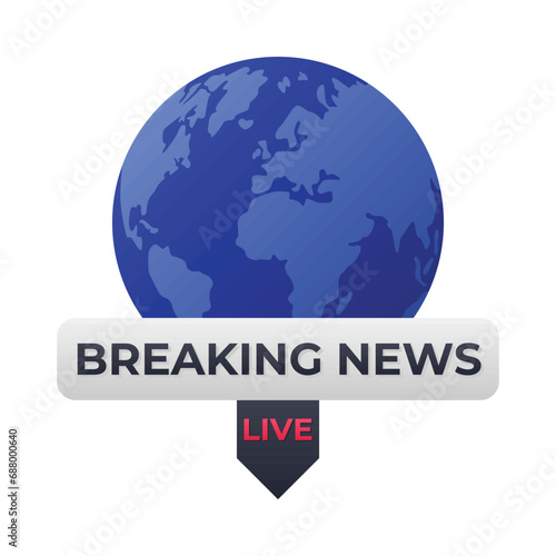 breaking news illustration