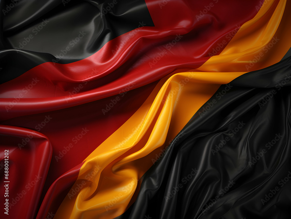 Germany national flag background, Germany flag weaving made by silk cloth fabric, Germany background, ai generated image Germany national flag background, Germany flag weaving made by silk cloth fabric, Germany background, ai generated image