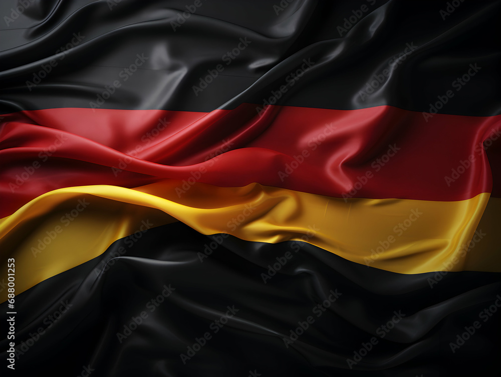 Germany national flag background, Germany flag weaving made by silk cloth fabric, Germany background, ai generated image Germany national flag background, Germany flag weaving made by silk cloth fabric, Germany background, ai generated image