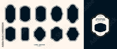 Vintage Labels for food label blank labels retro labels product labels isolated and label bottle in vector svg