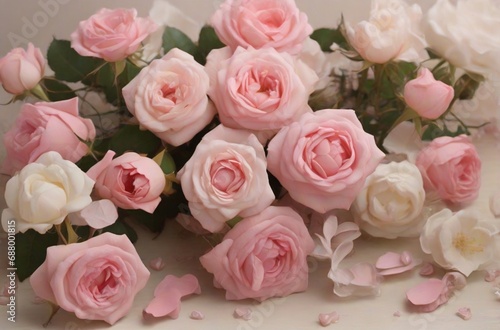 pink roses bouquet © Muhammad