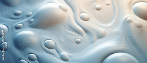 Macro photo of cosmetic cream texture.