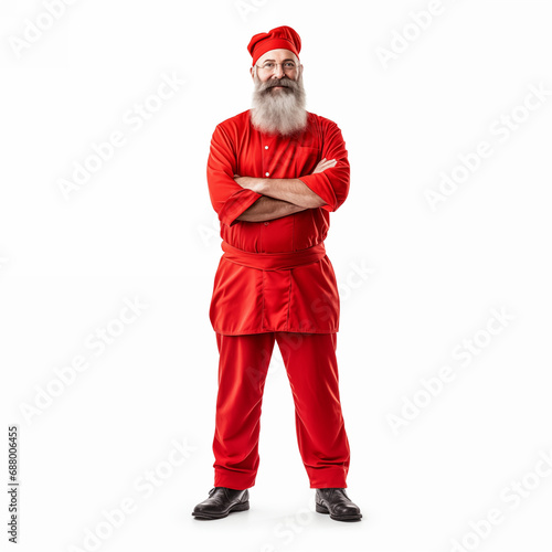 Full length shot of cook po...