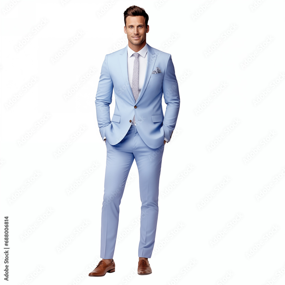 Young Businessman in business casual. Man, happy smiling. Full length portrait isolated on white. Young Businessman in business casual. Man, happy smiling. Full length portrait isolated on white.