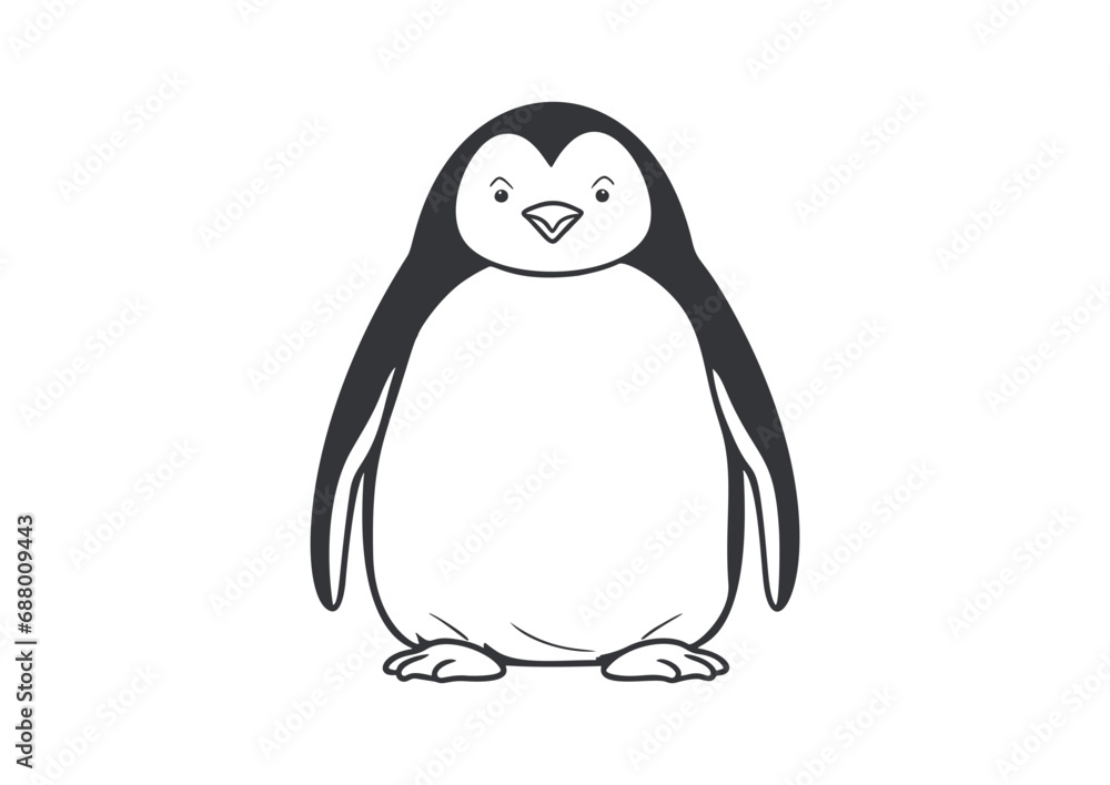 simple flat penguin icon illustration vector
simple flat penguin icon illustration vector
