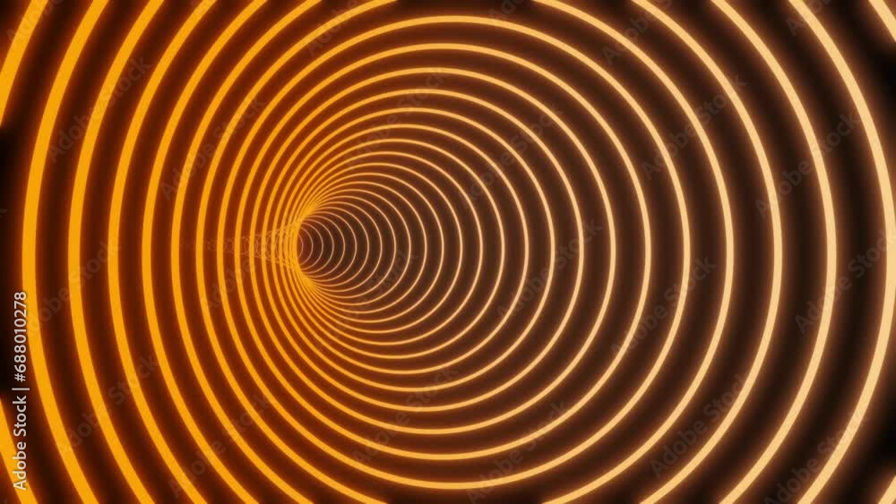 Circle Neon Tunnel Moving Animated Video Background Circle Neon Tunnel Moving Animated Video Background