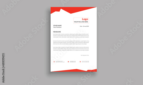 Corporate Letter Head Template Design