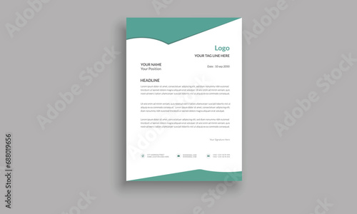 Corporate Letter Head Template Design