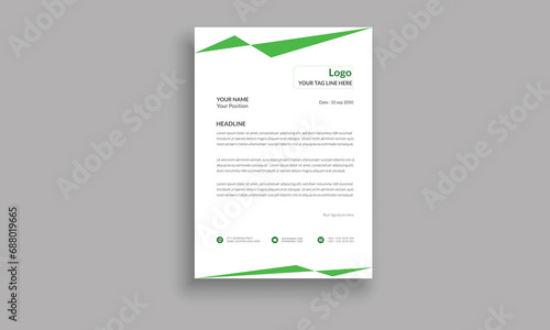 Corporate Letter Head Template Design
