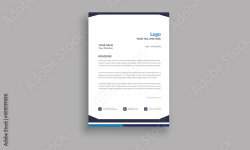 Corporate Letter Head Template Design