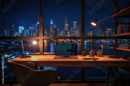 Modern Office At Night