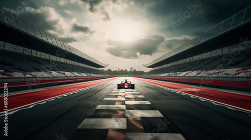 defocused blurred motion of a racing car © sandsun