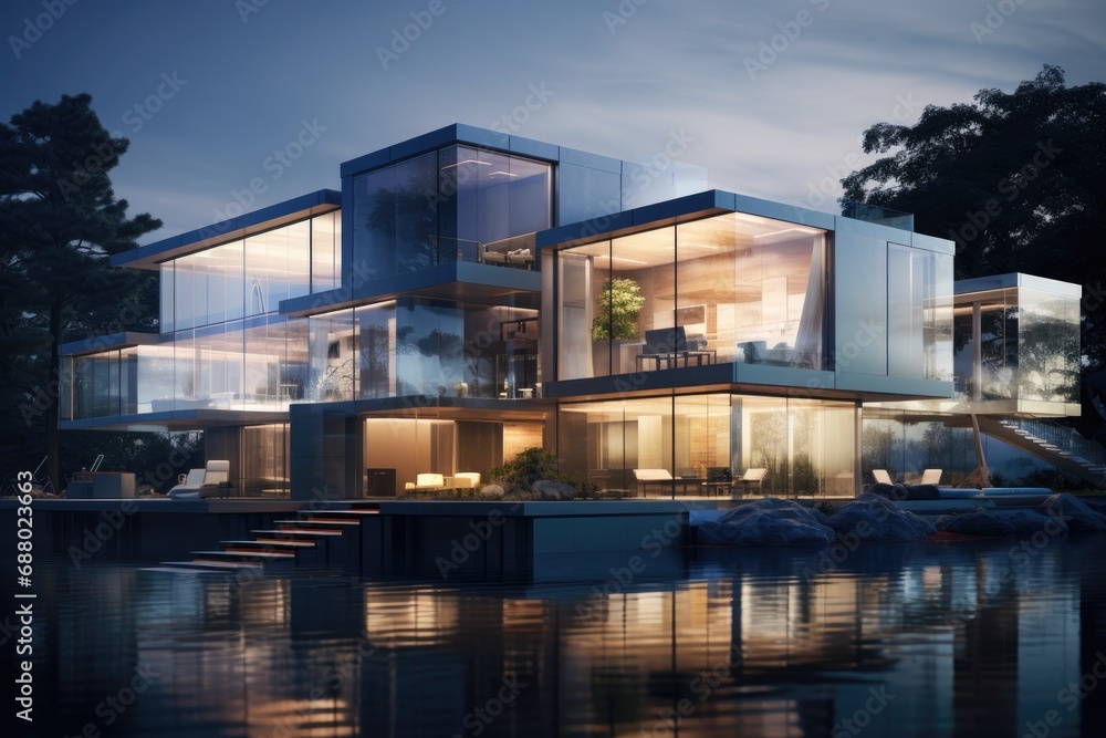 Modern Glass Architecture Emphasising Transparency and Openness Modern Glass Architecture Emphasising Transparency and Openness