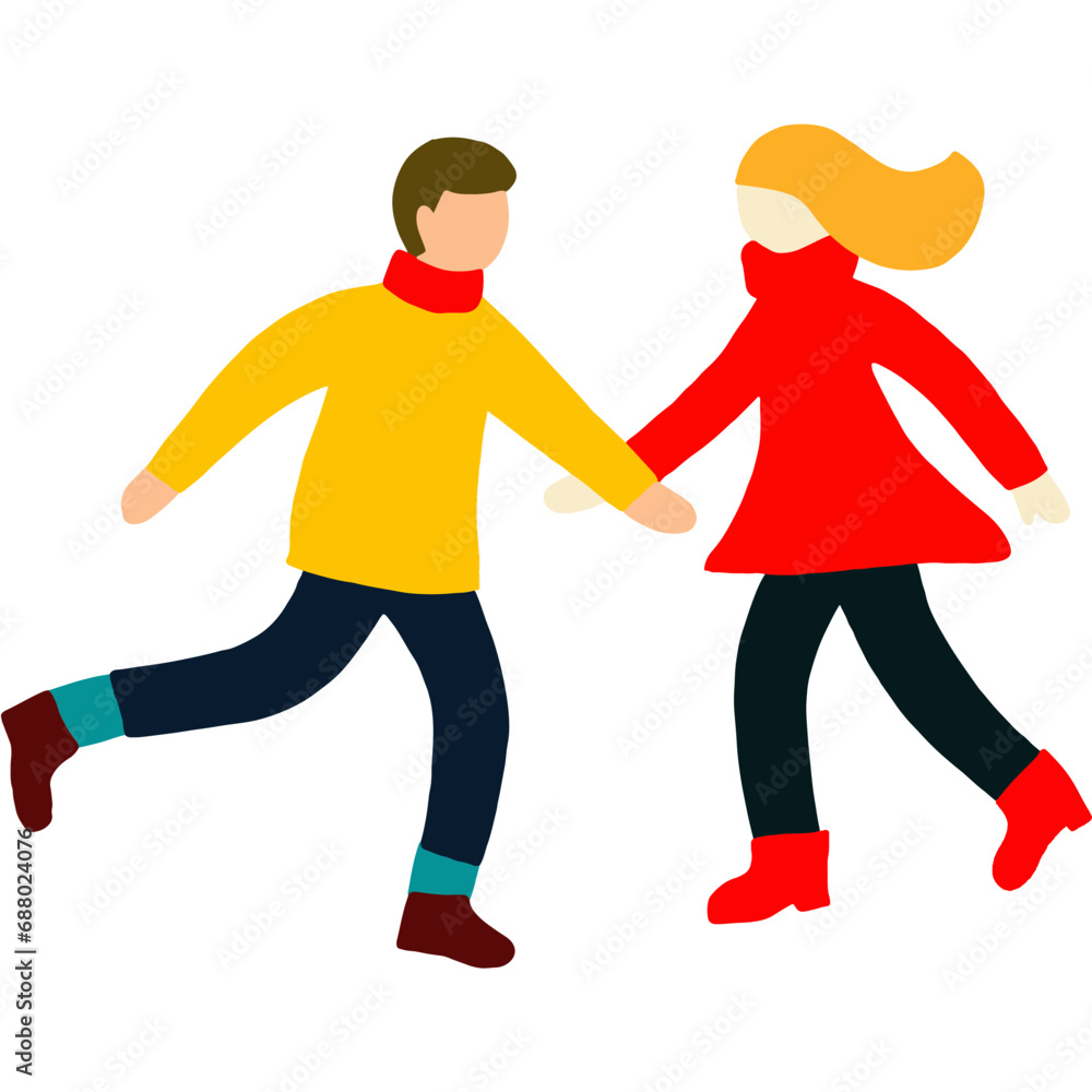happy couple walking happy couple walking