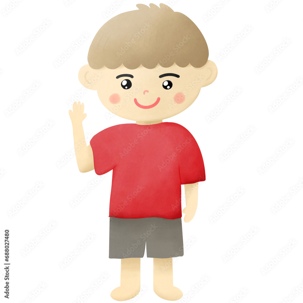 Hand drawn cute boy png illustration . Hand drawn cute boy png illustration .