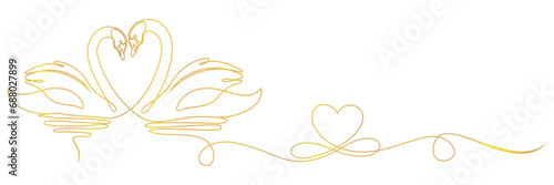 illustration of a swan