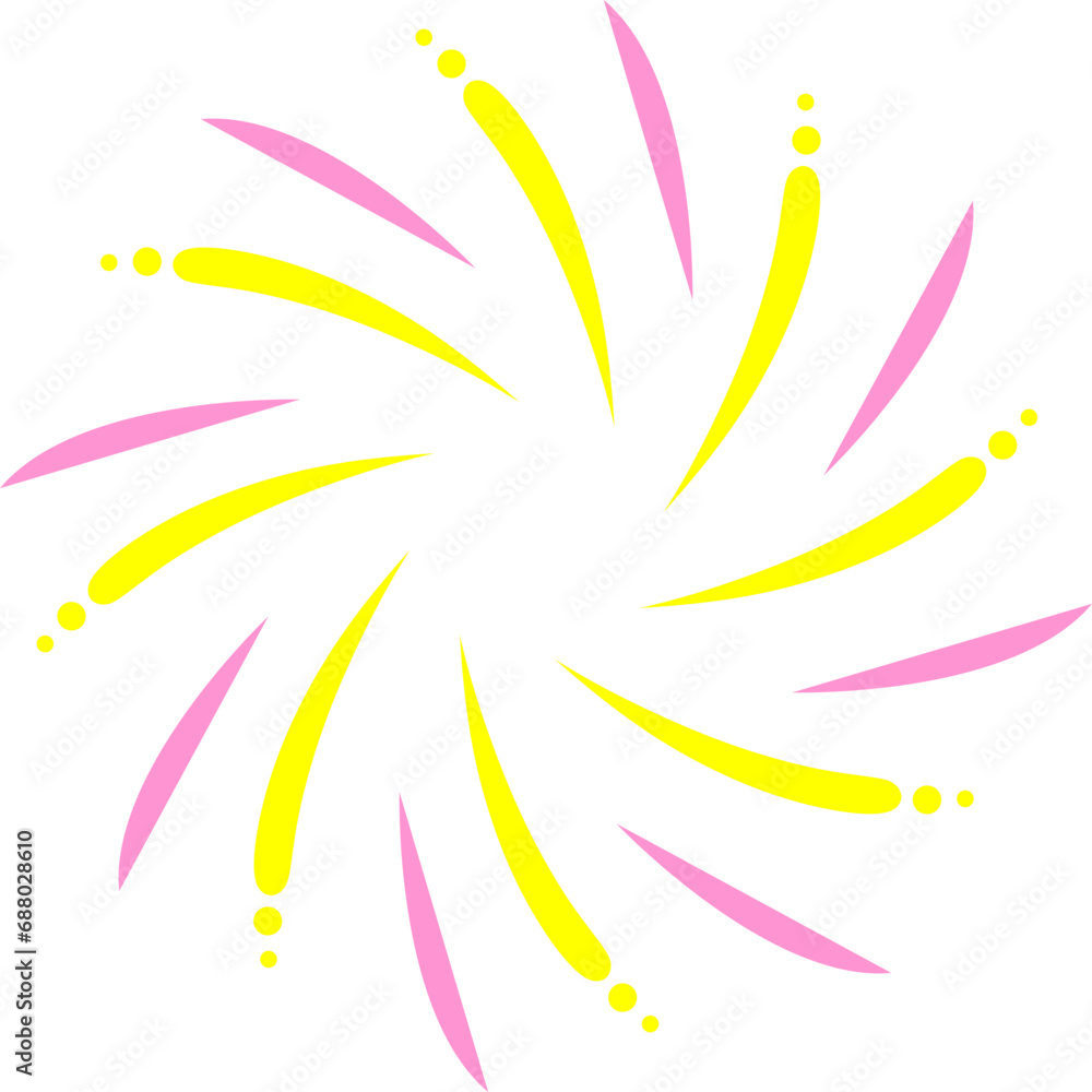 Fototapeta premium Colorful fireworks new year and christmas