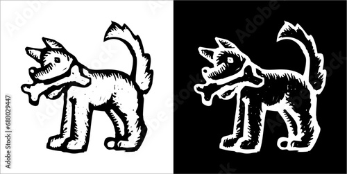 Illustration vector graphics of ZooWoodcuts icon