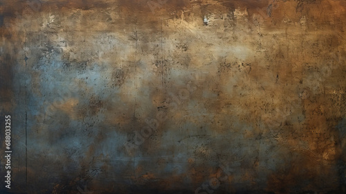 scratched and rusty old aluminum metal surface wall texture created with Generative AI Technology